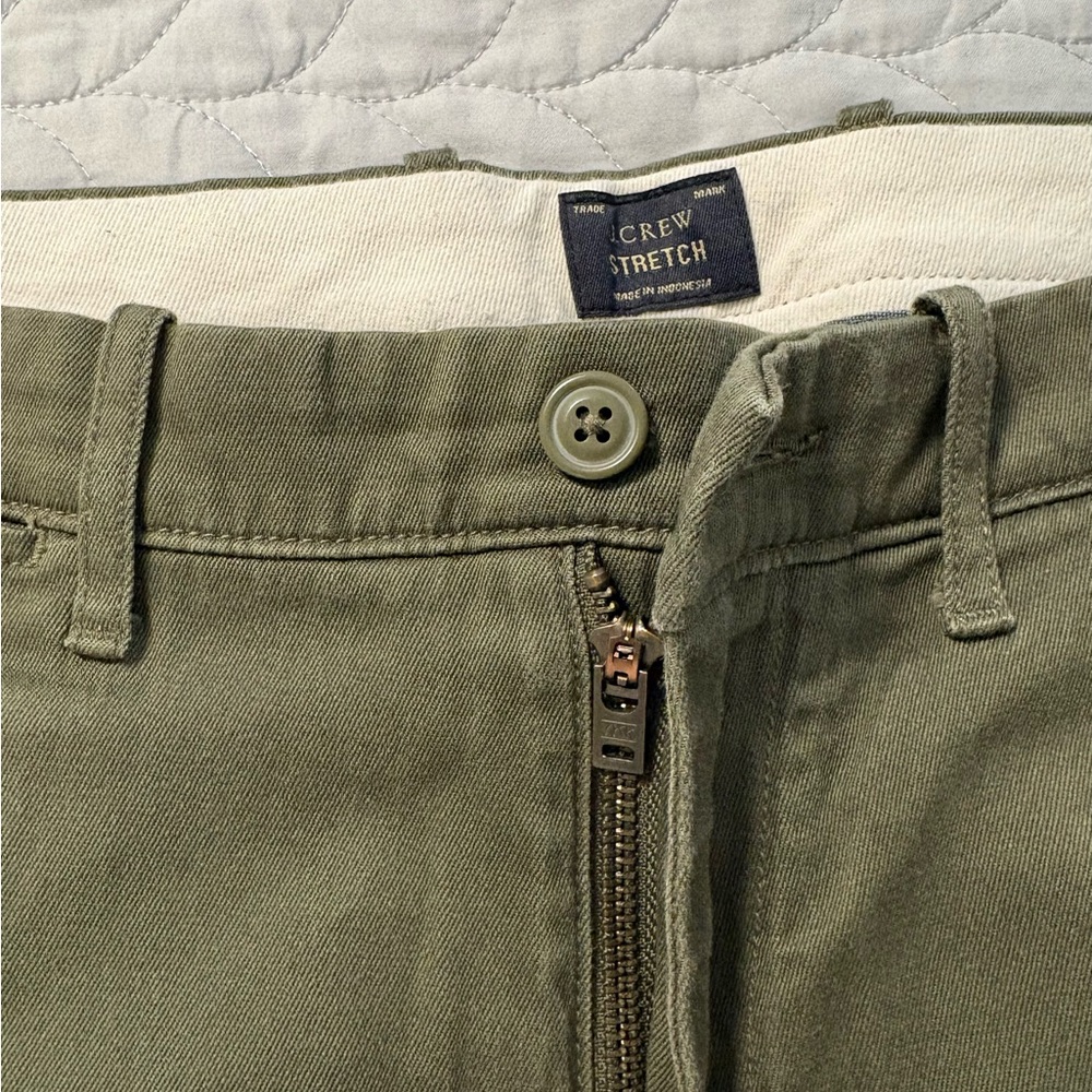 J Crew 484 Slim-fit Stretch Chino Pant Green Size 30x32